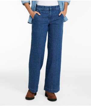 Women's True Shape Jeans, High-Rise Wide-Leg Trouser, New