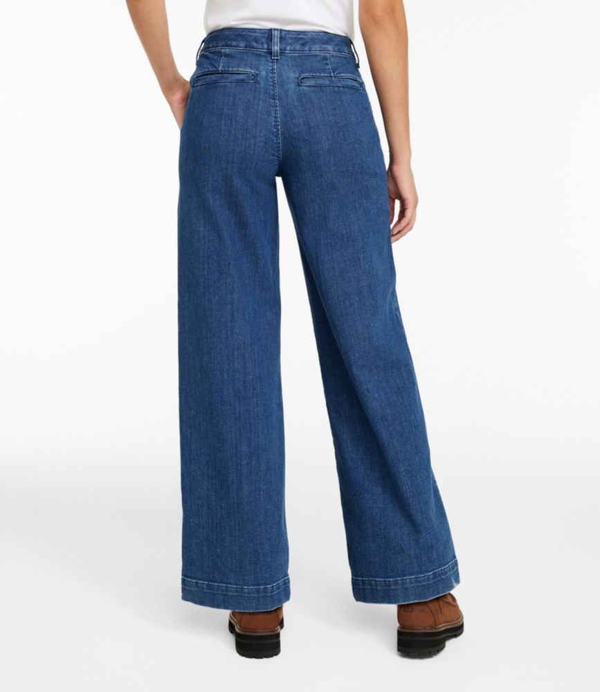 Women's True Shape Jeans, High-Rise Wide-Leg Trouser