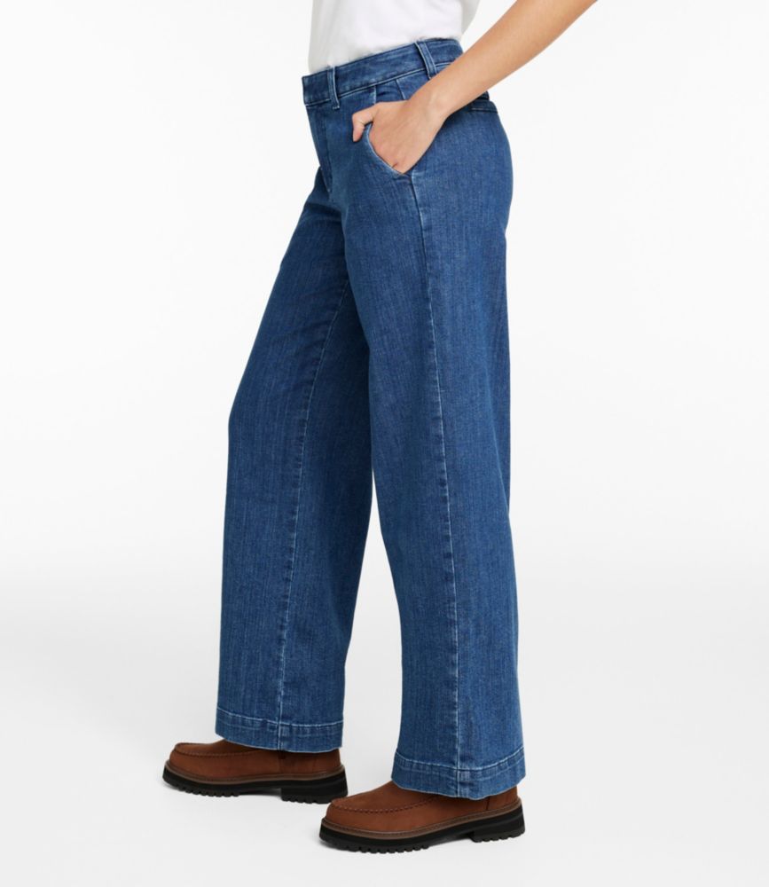 Women's True Shape Jeans, High-Rise Wide-Leg Trouser