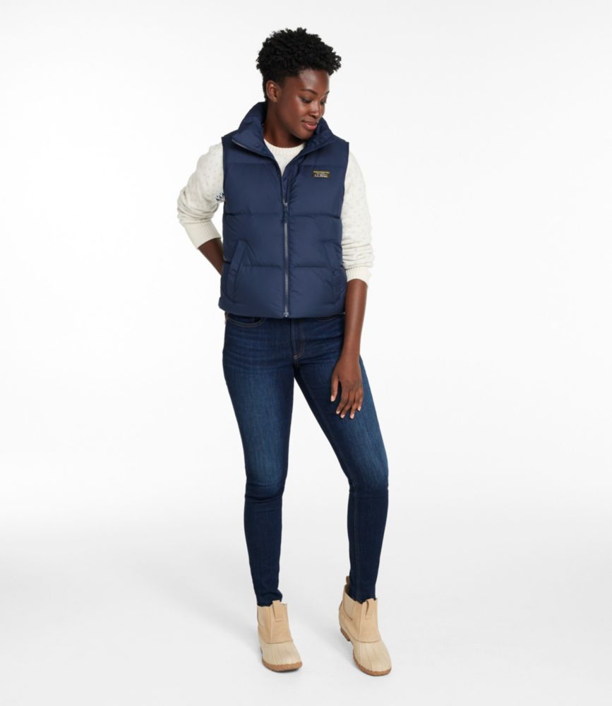 Women's Mountain Classic Down Vest, Cropped, Eggplant, small image number 4