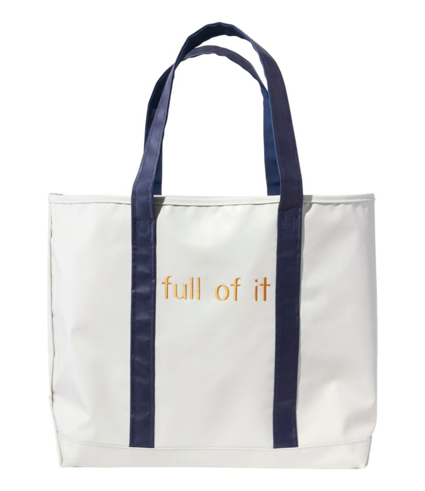 Maine Isle Tote, Mineral Blue/Coastal Aqua, small image number 6