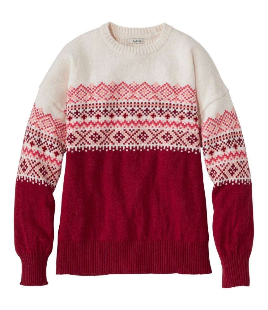 Rustic Red Fair Isle
