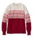 Color Option: Rustic Red Fair Isle, $99