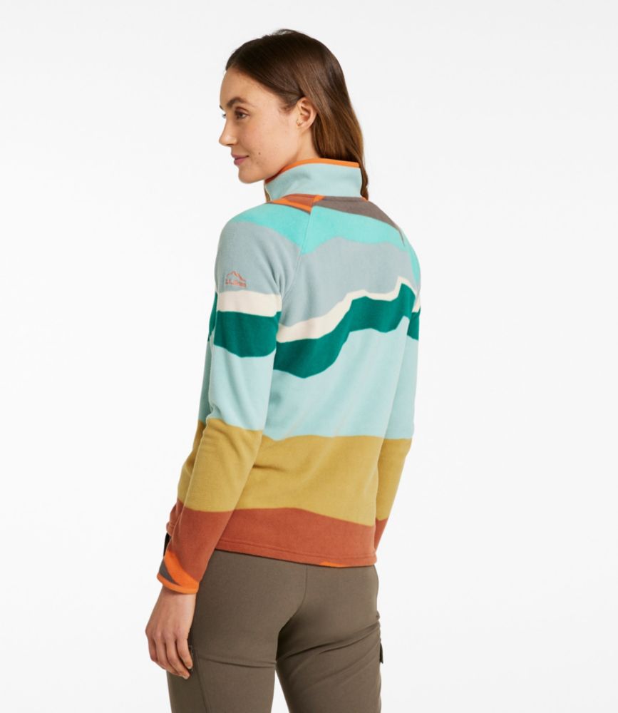 Women's All Season Access Fleece Pullover, Print, Abstract Landscape, small image number 3