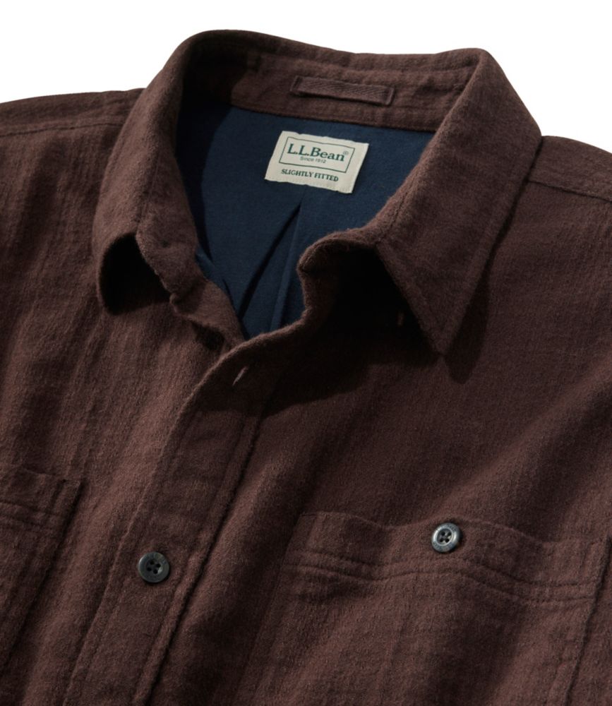 Men's 1912 Field Flannel Shirt, Lined, Slightly Fitted Untucked Fit, Classic Navy, small image number 6