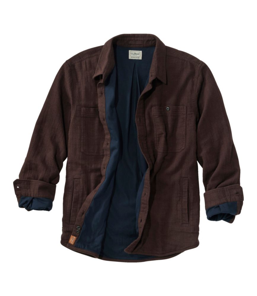 Men's 1912 Field Flannel Shirt, Lined, Slightly Fitted Untucked Fit, Classic Navy, small image number 8