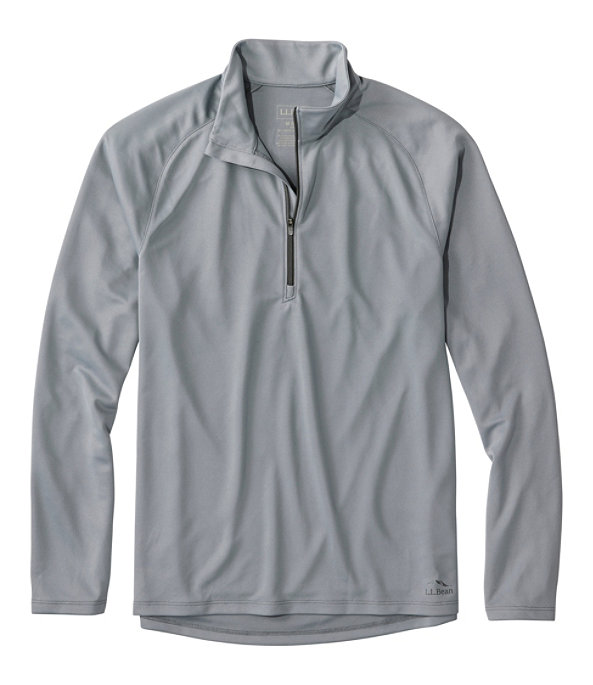 Lightweight Sport Shirt Quarter Zip, Graystone, large image number 0