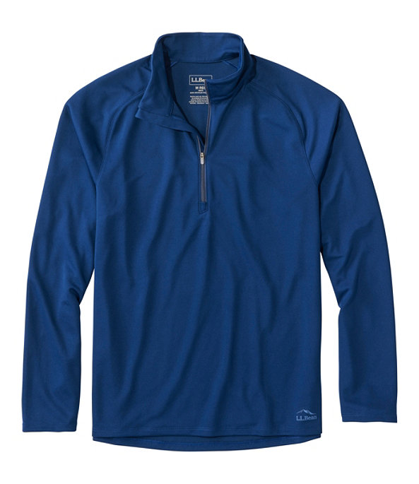 Lightweight Sport Shirt Quarter Zip , Collegiate Blue, large image number 0