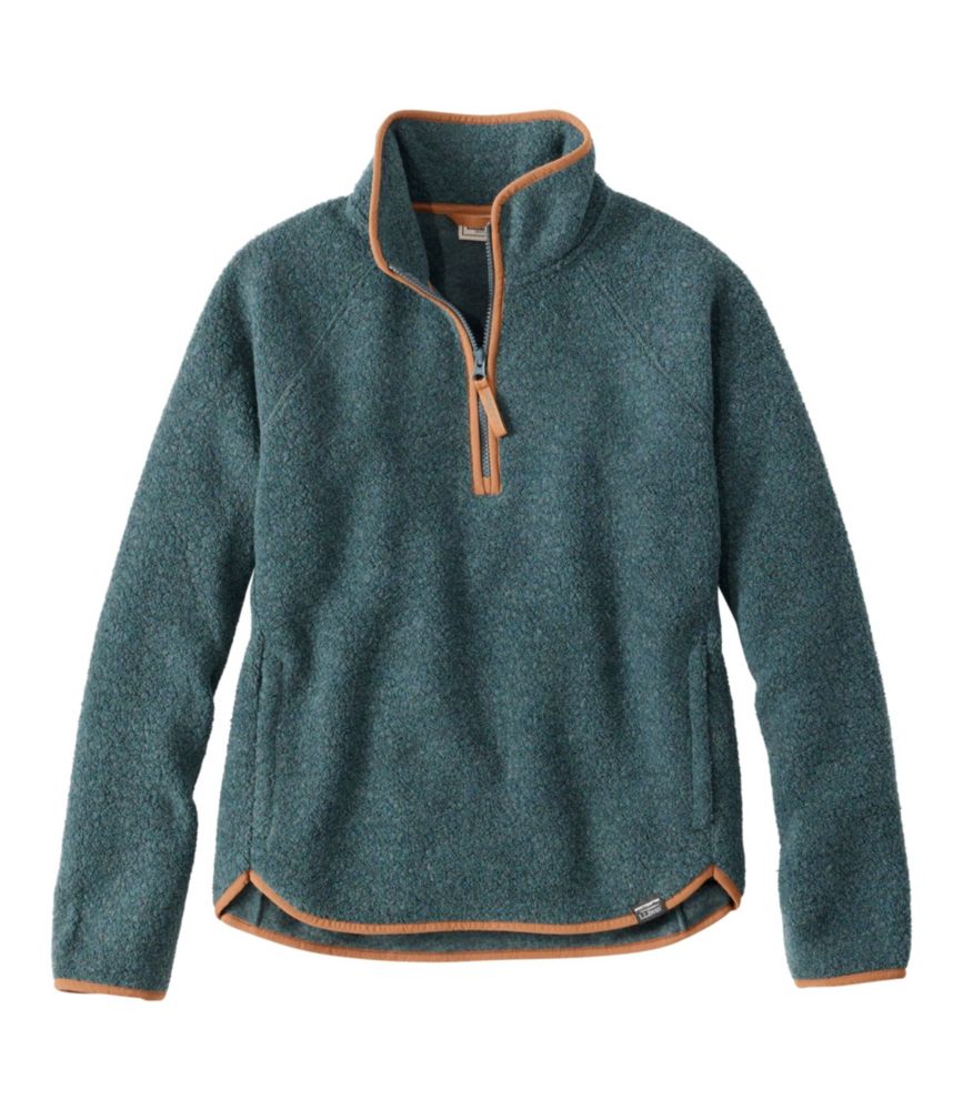 Women's All Season Wool Fleece Pullover, Balsam, small image number 1