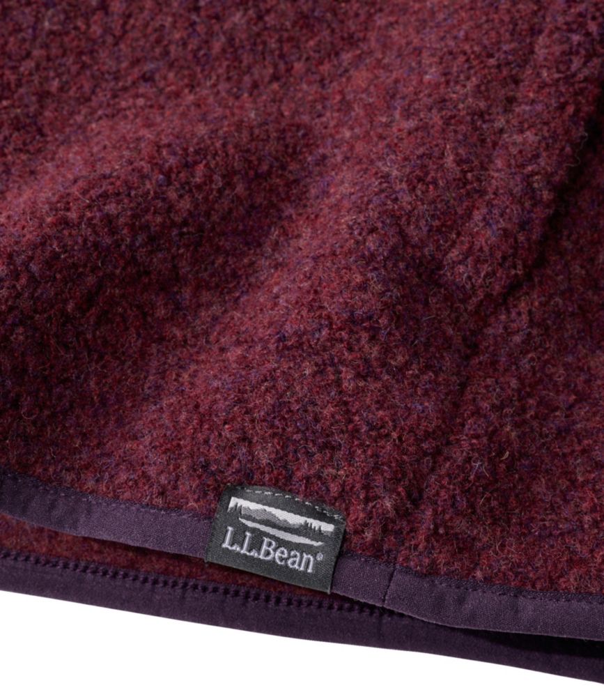 Women's All Season Wool Fleece Full-Zip Jacket, Balsam, small image number 4