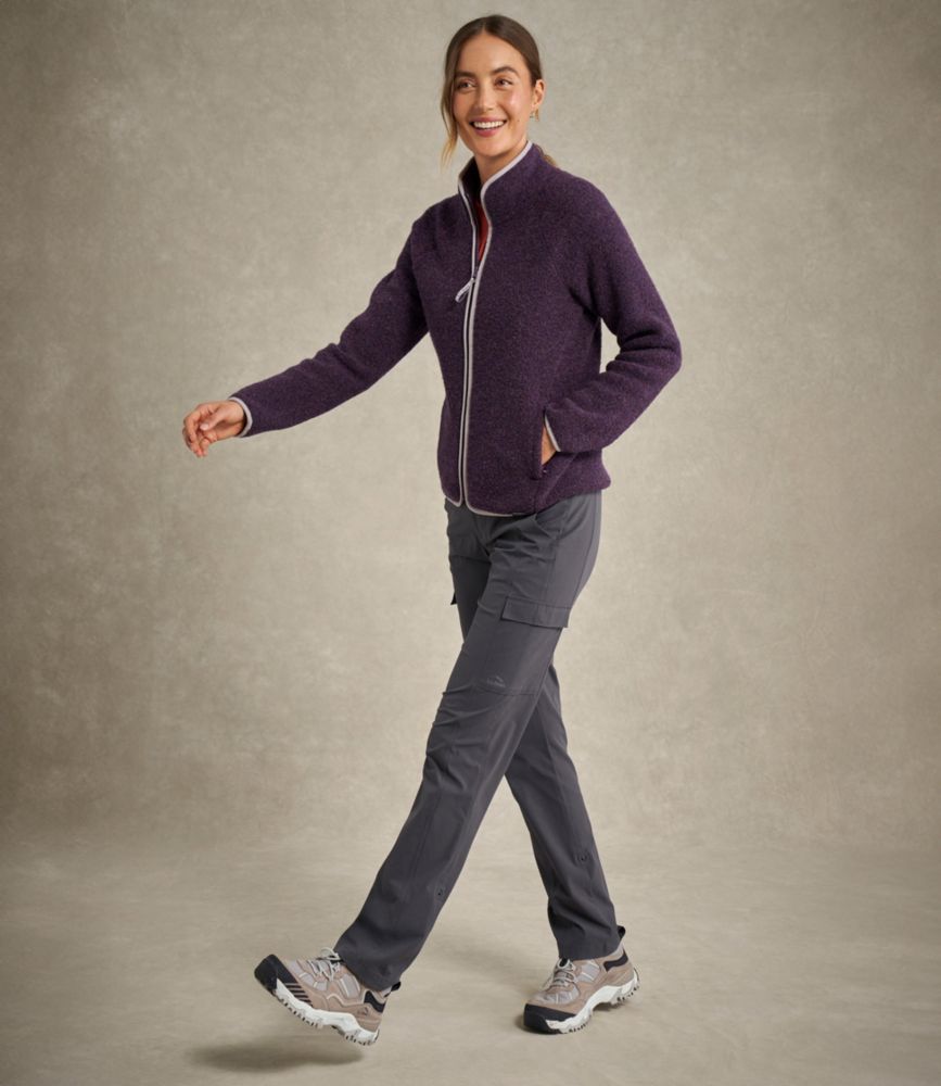 Women's All Season Wool Fleece Full-Zip Jacket, Balsam, small image number 9