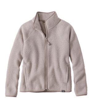 Women's All Season Wool Fleece Full-Zip Jacket, New