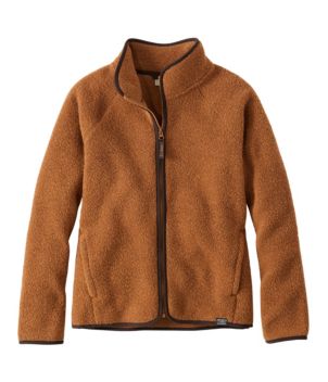 Women's All Season Wool Fleece Full-Zip Jacket, New