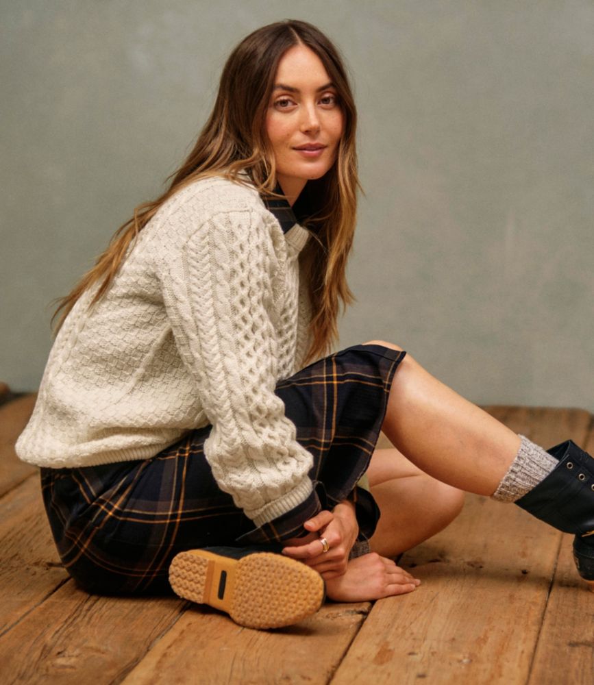 Women's 1965 Irish Fisherman Sweater, Crewneck