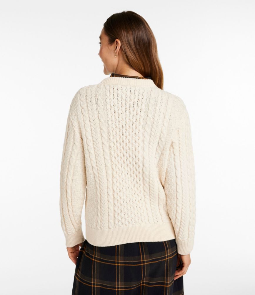 Women's 1965 Irish Fisherman Sweater, Crewneck