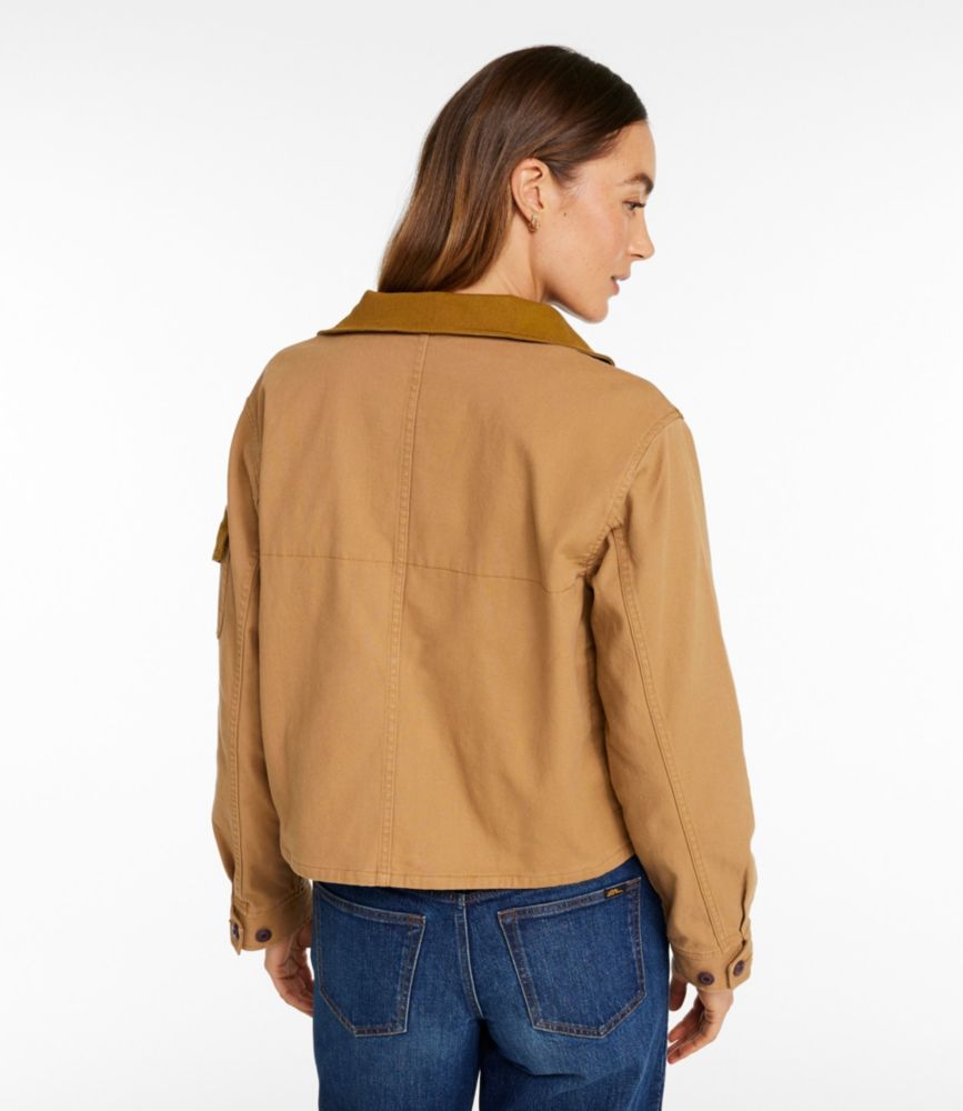 Women's Signature Northwoods Canvas Jacket, Marsh Brown, small image number 3
