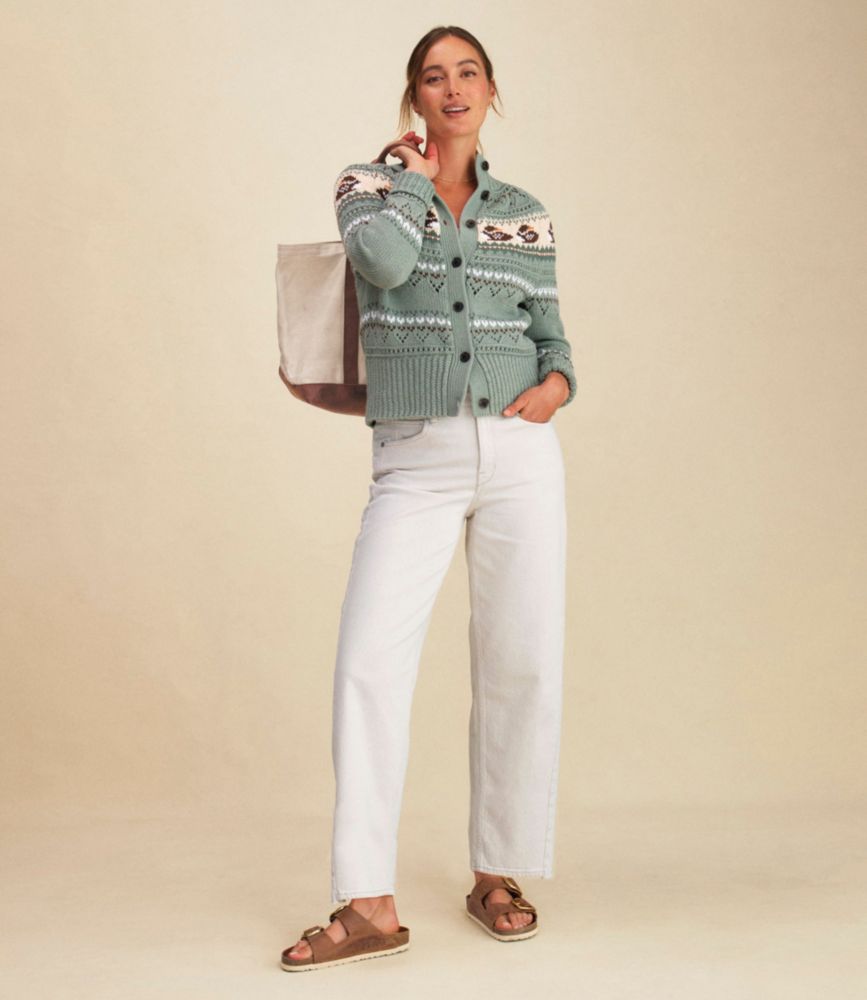 Women's Signature 1912 Premium Jeans, High-Rise Barrel Ankle, Stonewashed, small image number 7