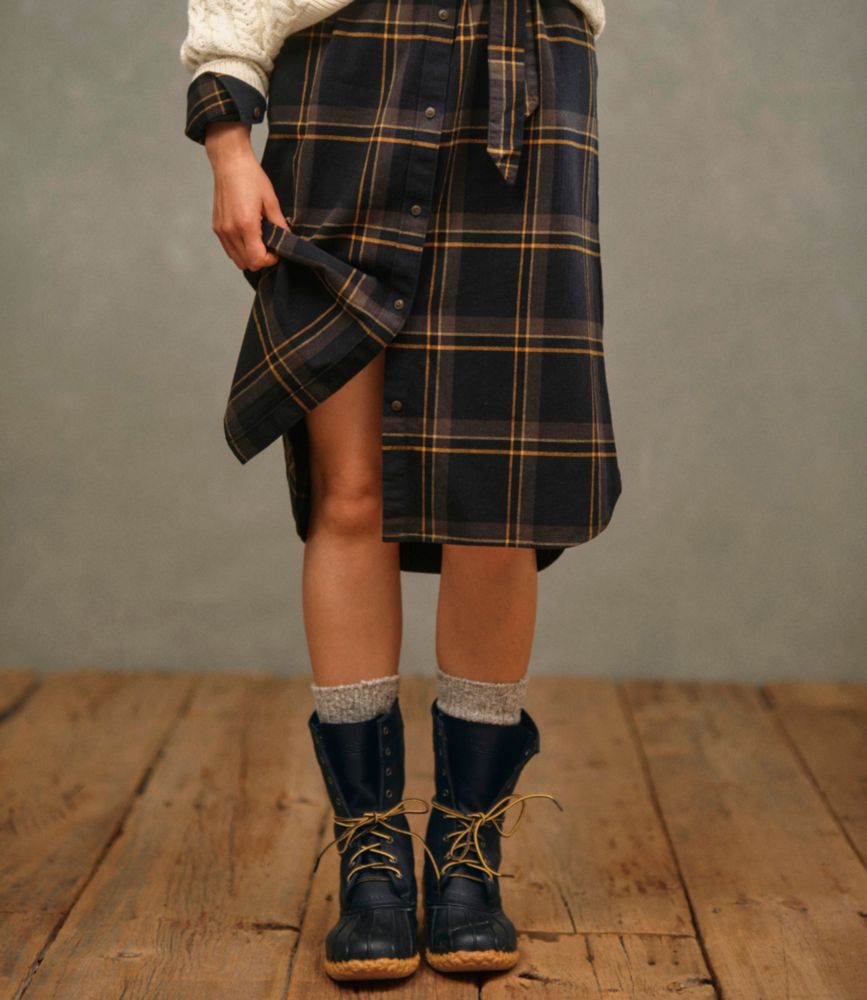 Women's Signature Camp Flannel Midi Dress