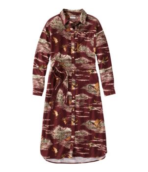 Women's Signature Camp Flannel Midi Dress, New