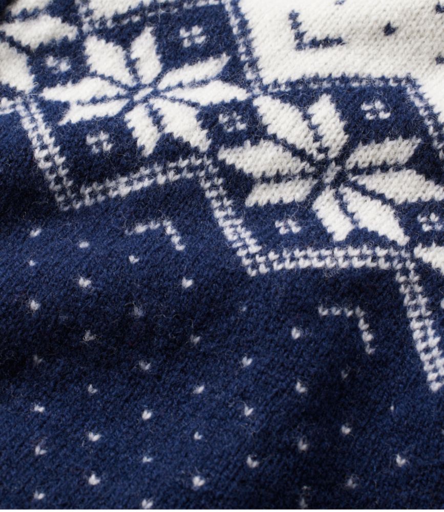 Women's Signature Camp Merino Wool Sweater, Cardigan Fair Isle