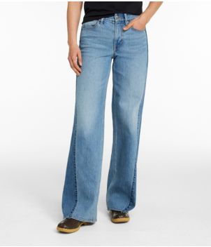 Women's Signature 1912 Premium Jeans, High-Rise Relaxed Wide-Leg, New