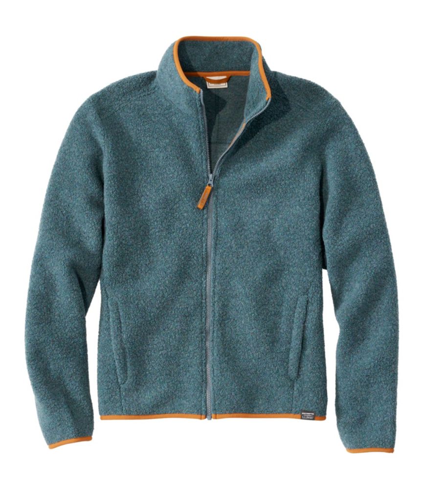 Men's All Season Wool Fleece Full-Zip Sweater