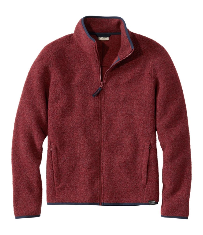 Men's All Season Wool Fleece Full-Zip Sweater