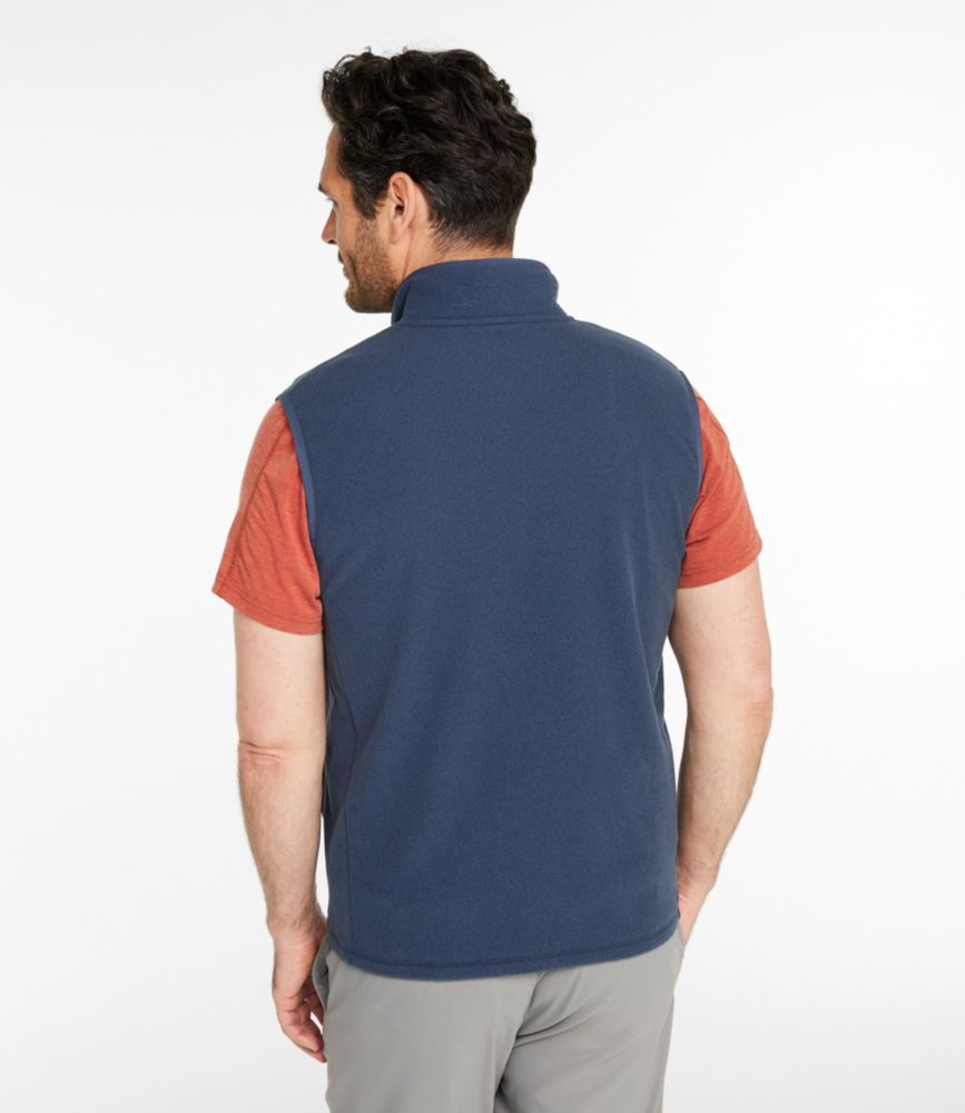Men's All Season Access Fleece Vest, Carbon Navy, small image number 3