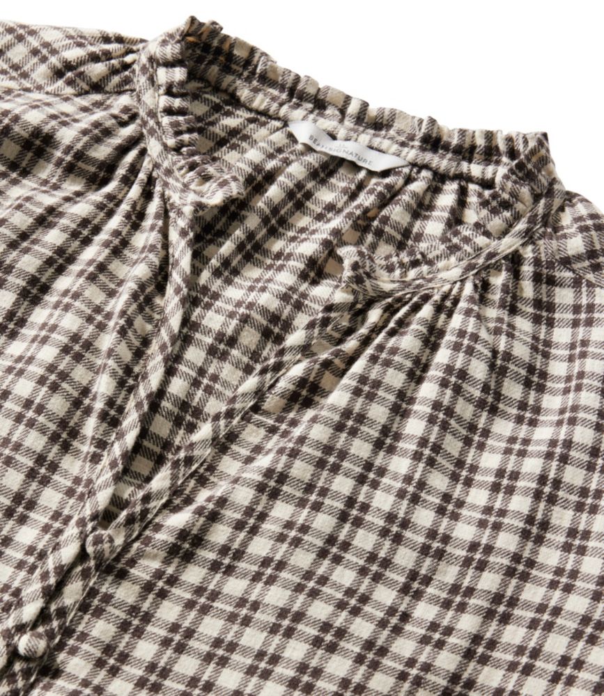 Women's Signature Portland Popover Shirt, Deepest Brown Plaid, small image number 4