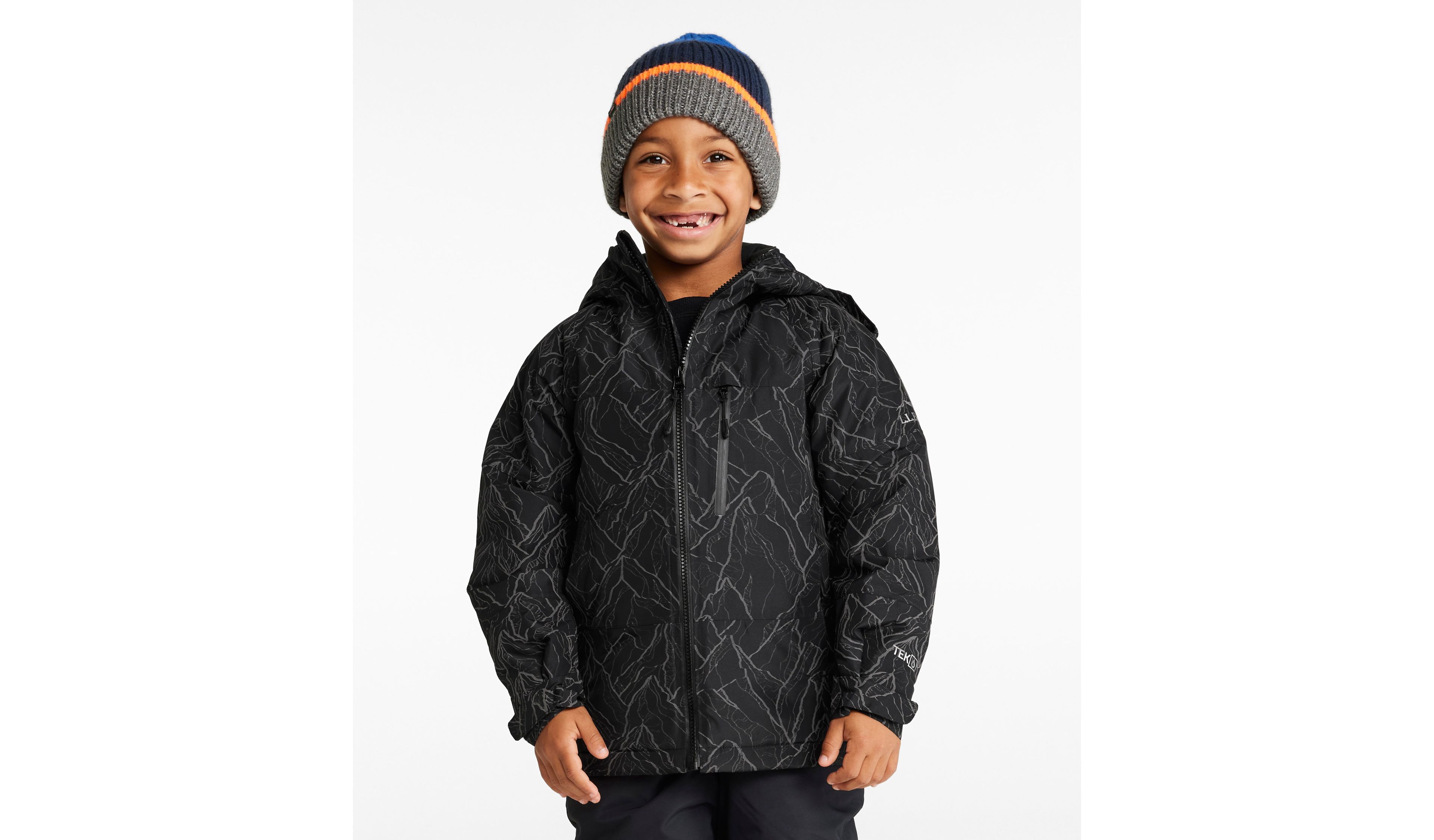 Kids' Waterproof Wildcat Reflective Ski Jacket