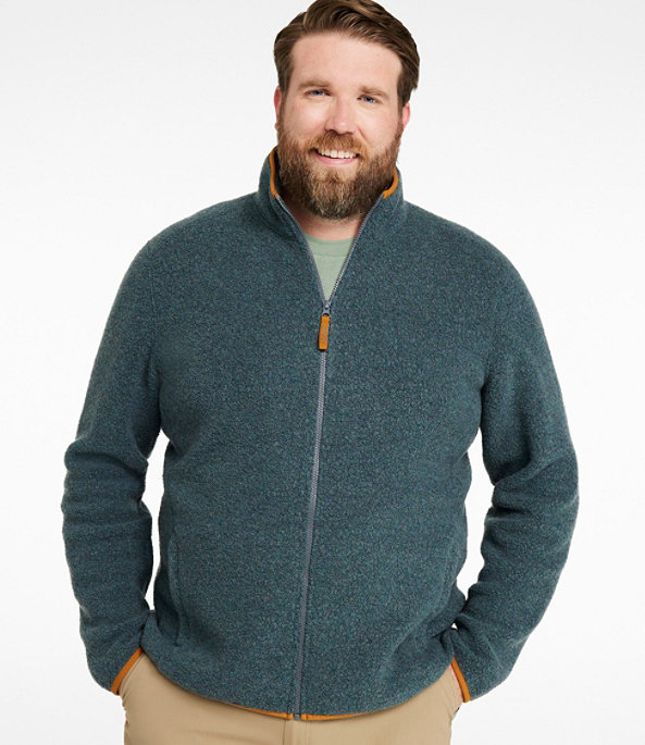 All Season Wool Fleece Full-Zip, Deepest Green, large image number 3
