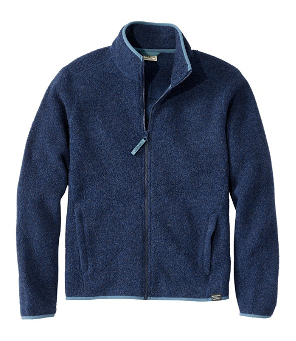 All Season Wool Fleece Full-Zip, Nautical Navy, large image number 0