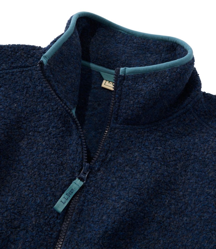 Men's All Season Wool Fleece Full-Zip Sweater