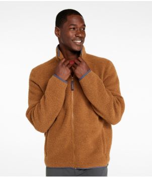 Men's All Season Wool Fleece Full-Zip Sweater, New