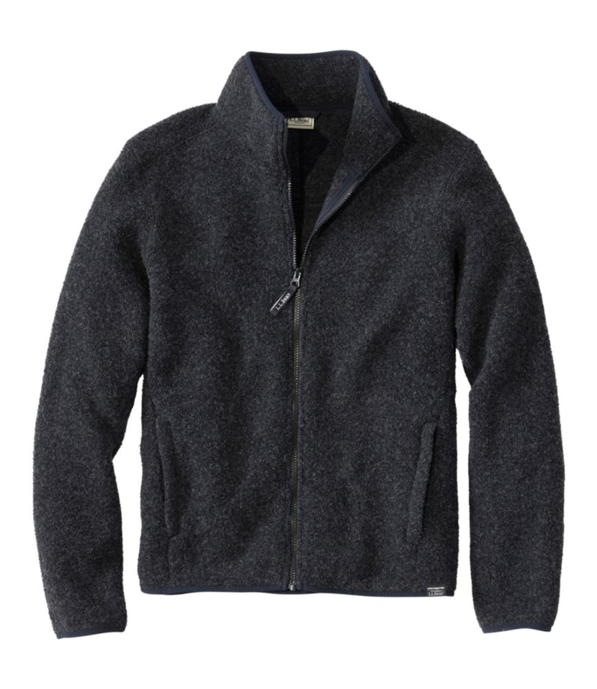 Men's All Season Wool Fleece Full-Zip Sweater