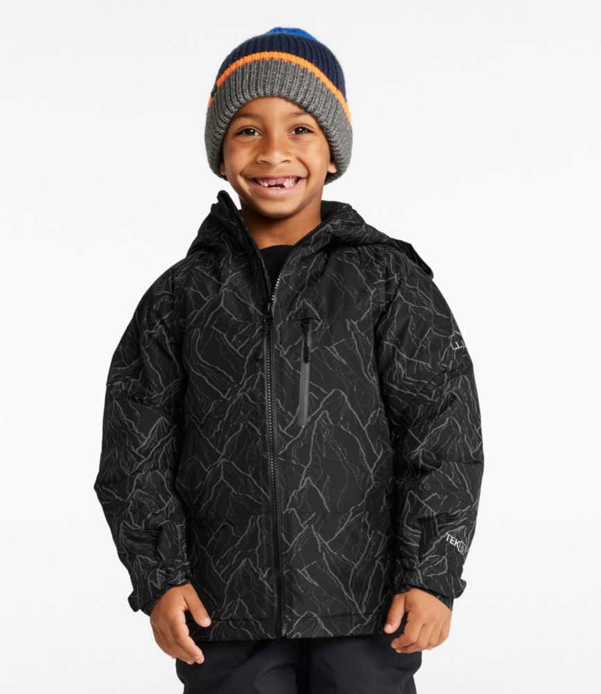 Kids' Waterproof Wildcat Reflective Ski Jacket, Midnight Black Reflective, small image number 2