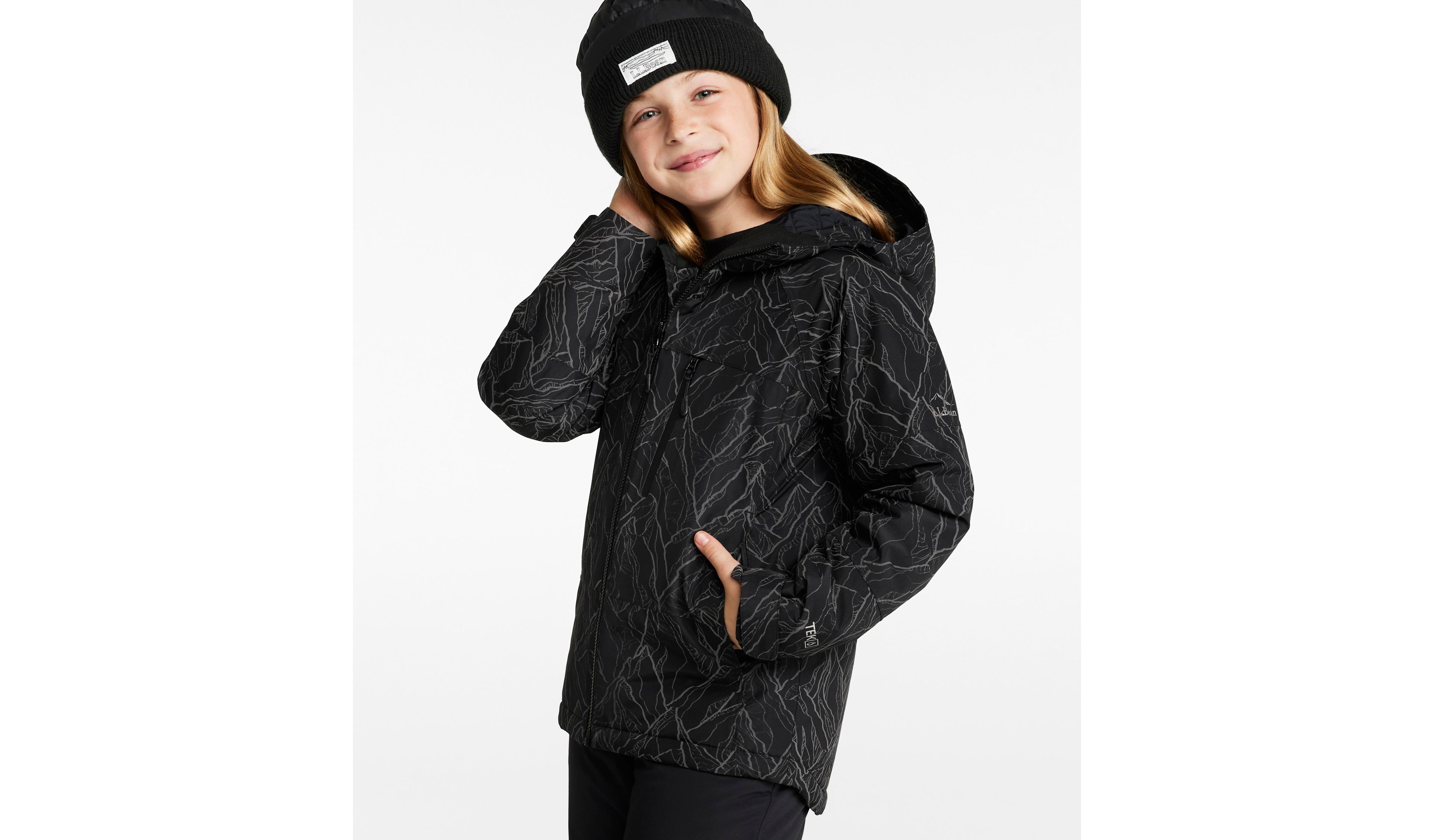 Kids' Waterproof Wildcat Reflective Ski Jacket
