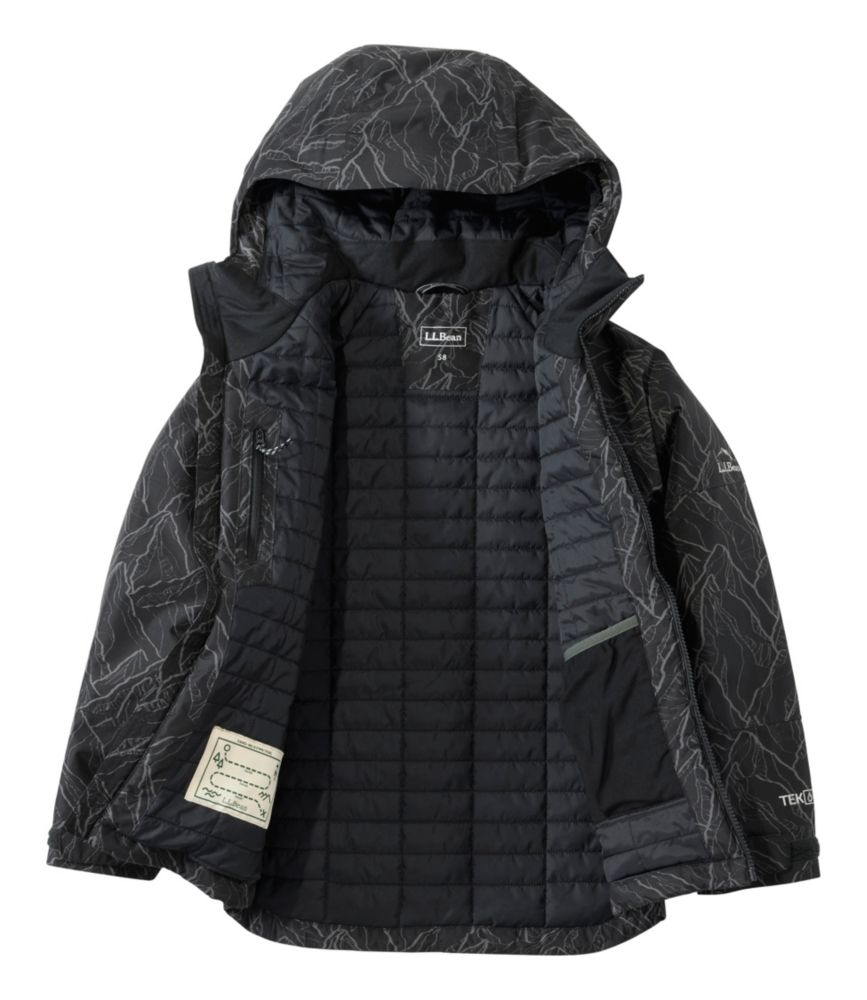 Kids' Waterproof Wildcat Reflective Ski Jacket, Midnight Black Reflective, small image number 6