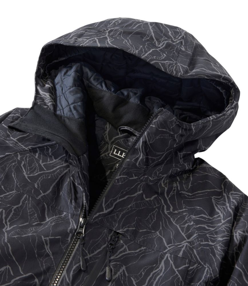 Kids' Waterproof Wildcat Reflective Ski Jacket, Midnight Black Reflective, small image number 7