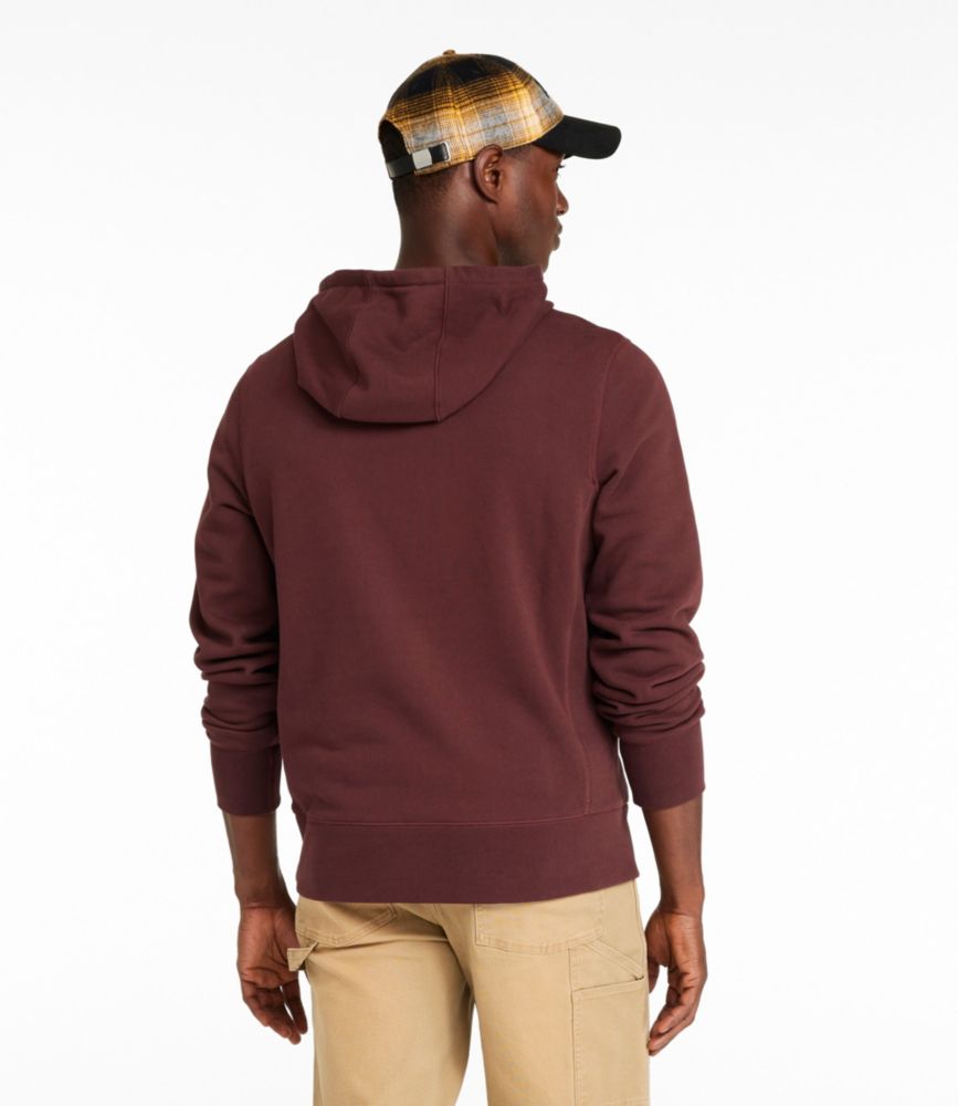 Men's Signature Camp Hoodie Sweatshirt, Currant, small image number 3