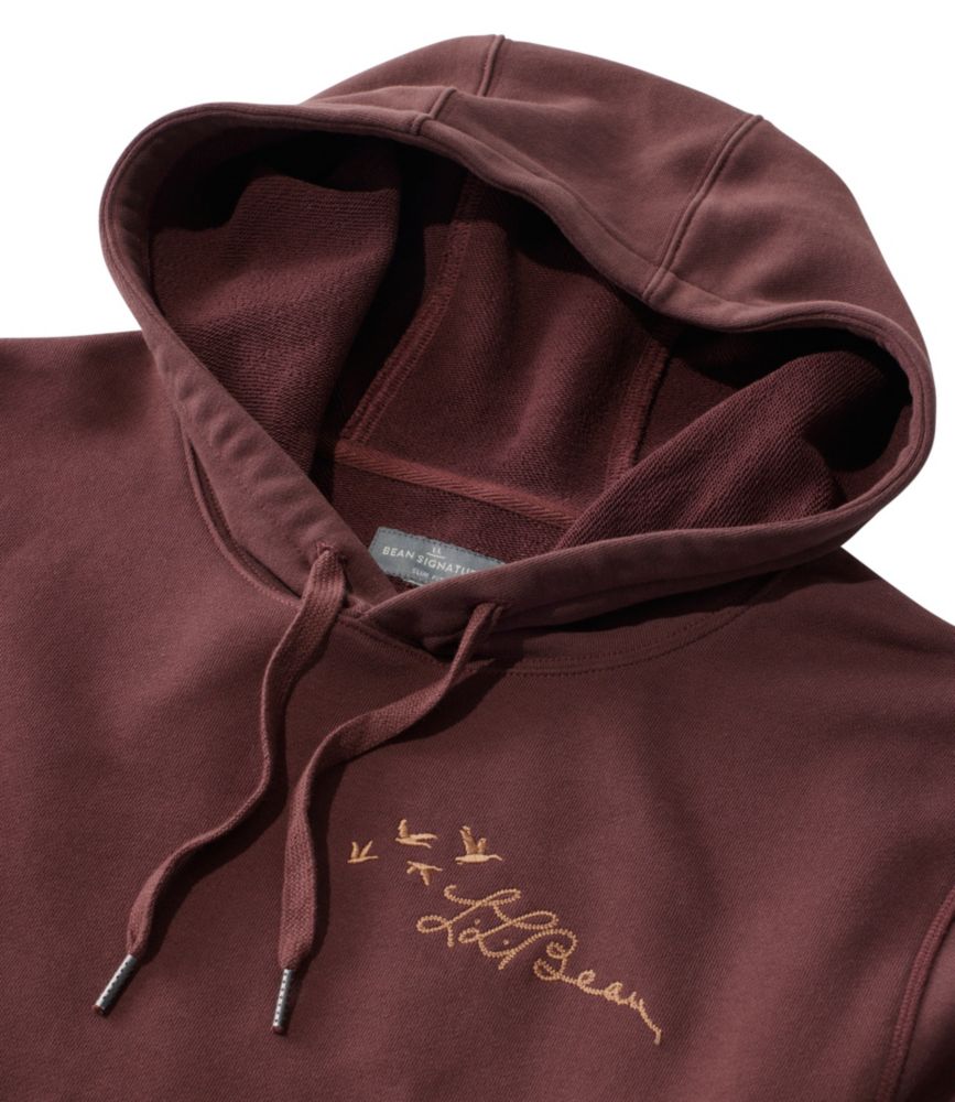 Men's Signature Camp Hoodie Sweatshirt, Currant, small image number 6