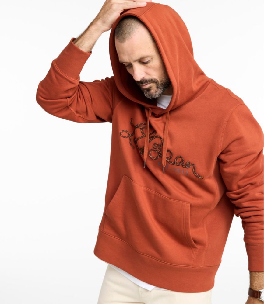 Men's Signature Camp Hoodie Sweatshirt, Forest Shade, small image number 10