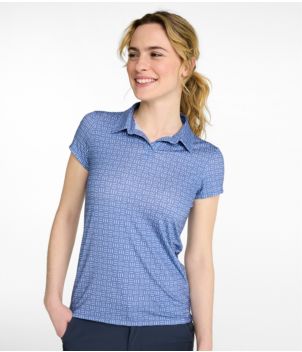 Women's Access Polo, Short-Sleeve Print