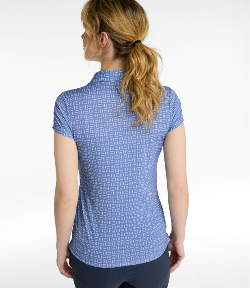 Women's Access Polo, Short-Sleeve Print