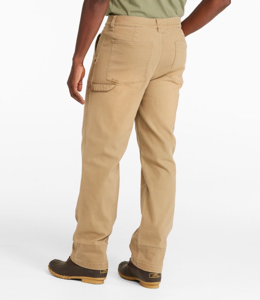Men's Signature Canvas Utility Pants, Classic Fit, Straight Leg, Dark Clay, small image number 3