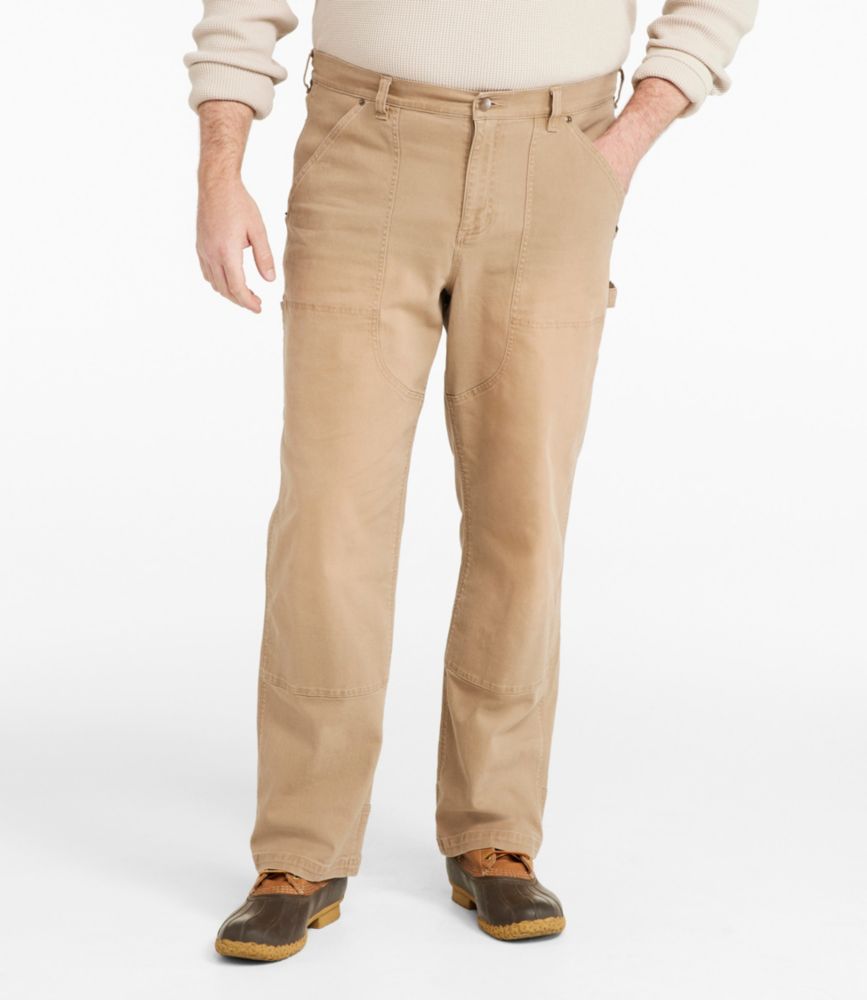 Men's Signature Canvas Utility Pants, Classic Fit, Straight Leg, Dark Clay, small image number 4
