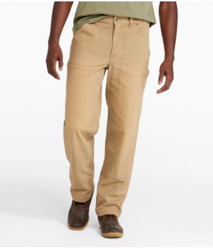 Men's Signature Canvas Utility Pants, Classic Fit, Straight Leg, New