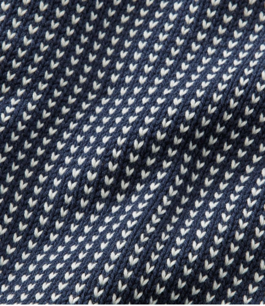 Women's Signature Original Cotton Sweater, Shawl Cardigan Bird's-Eye