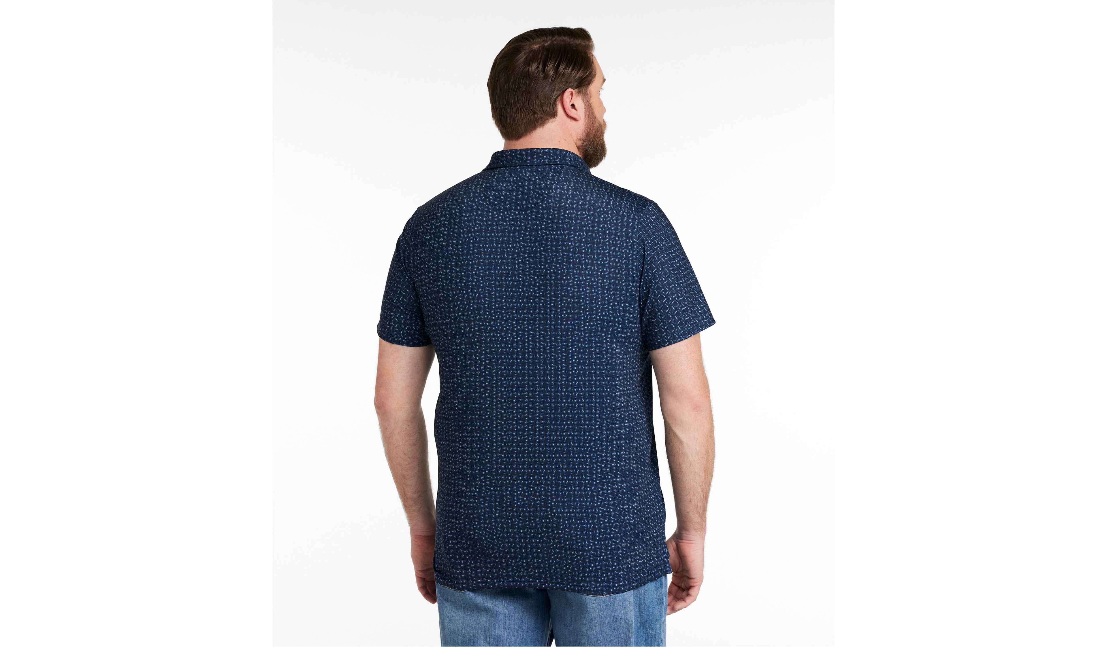 Men's Comfort Stretch Performance® Party Polo, Slightly Fitted, Short-Sleeve
