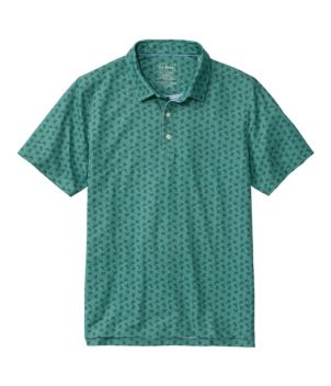 Men's Comfort Stretch Performance® Party Polo, Slightly Fitted, Short-Sleeve, Print, New